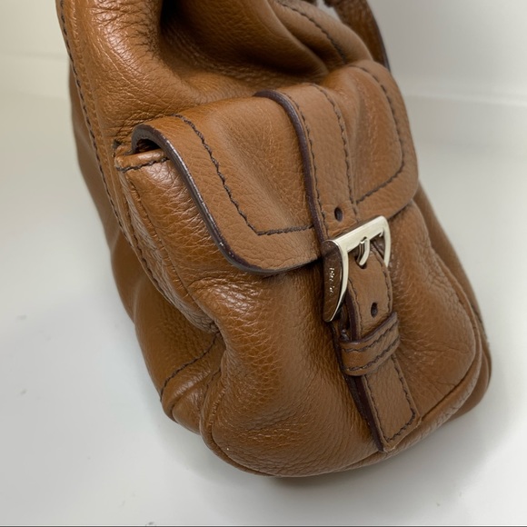 Prada Vitello Daino Buckle Side Pocket Leather Bag - Picture 12 of 16